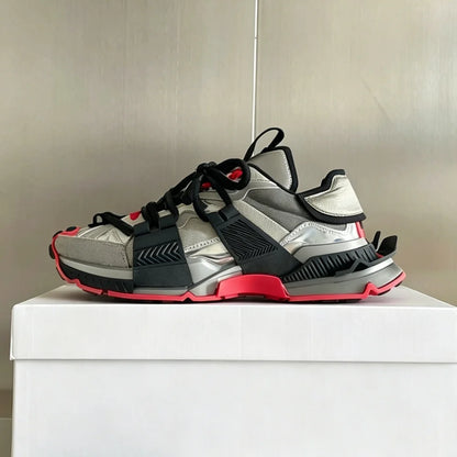 2026 Fashion Women Sneakers Size 35-46 High Quality  Platform Sneaker Men Casual Shoes Sports Running Shoes Lace Up Patchwork