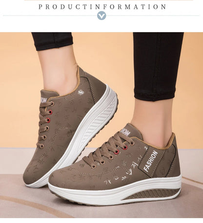 Women Sneakers Fashion Women Vulcanized Shoes High Quality Flats Shoes for Women Walking Platform Plus Size Zapatillas Mujer
