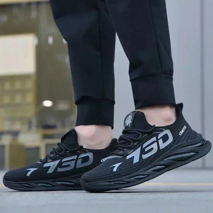 New Summer Mens Breathable Mesh Running Shoes Lightweight Trendy Sports Sneakers for Daily Workout and Outdoor Walking