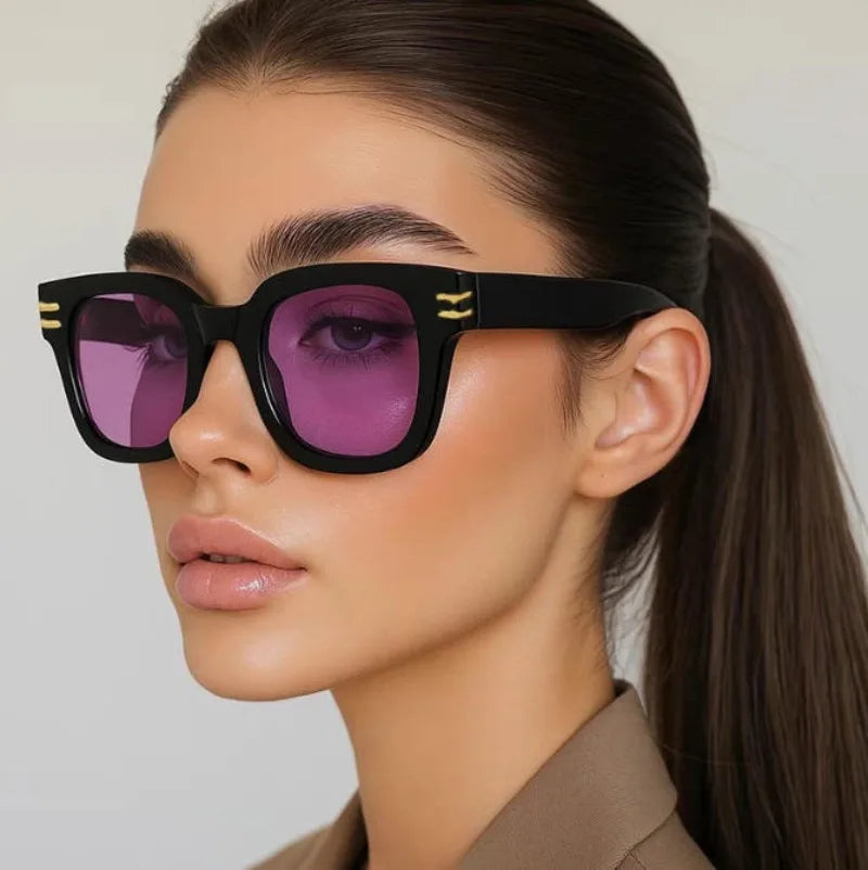 Square Oversized Sunglasses 2025 Trendy Premium UV Blocking Driving Sun Glasses for Men Women personality Unisex Eyewear Shades