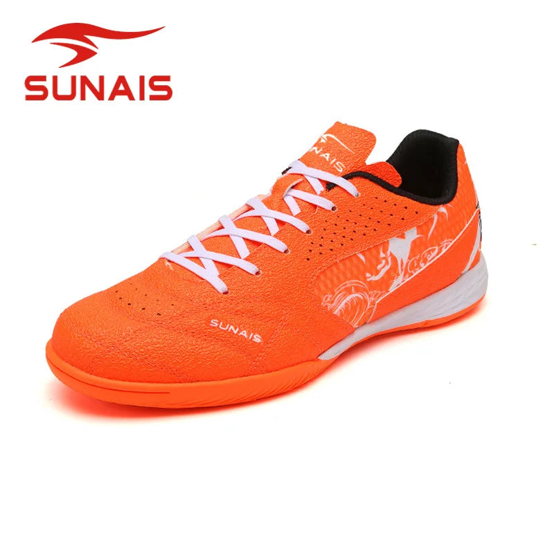 SUNAIS IN Chaussures de football en salle à semelle plate antidérapante pour terrains en bois/ciment 835233