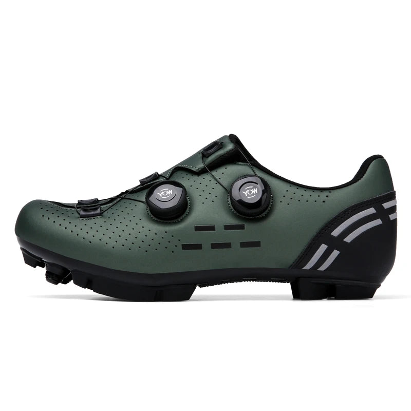 Zapatillas de ciclismo profesionales para hombre MTB y SPD, zapatillas de carreras de montaña, zapatillas de ciclismo de carretera SPD y de montaña para mujer