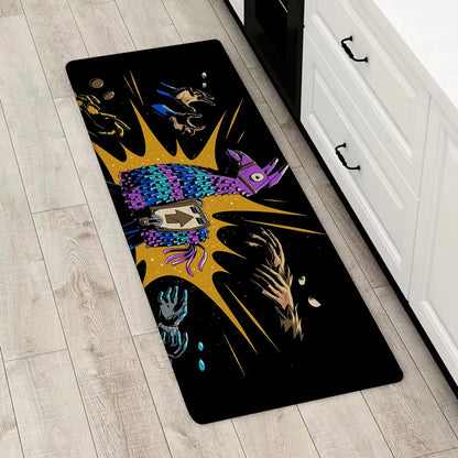 Game Fortnites Entrance Front Door Doormat Non-slip Kitchen Rug Living Room Rugs Balcony Bathroom Foot Mat Floor Mats Carpet