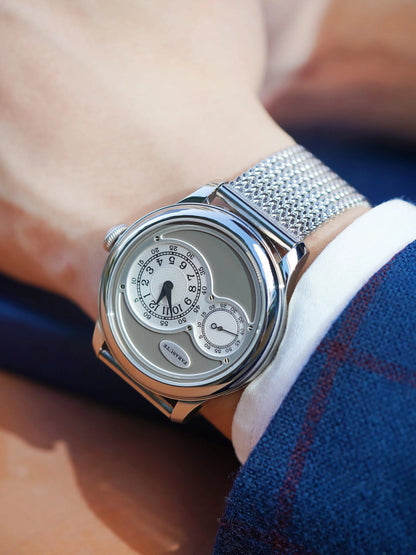 FARASUTE New Casual Fully Automatic Mechanical Men Watch Luxury Sapphire Stainless Steel Wristwatch 5Bar Waterproof Reloj Hombre
