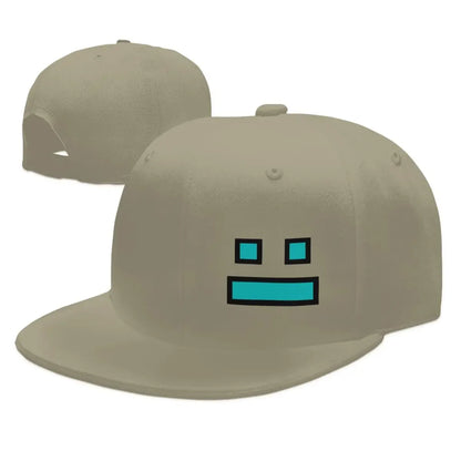Bonés de basebol «Geometry Dash» para videojogos, bonés snapback para homem e mulher, bonés ajustáveis, bonés de basebol hip-hop, casquette