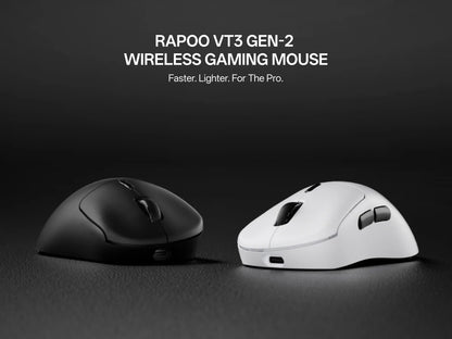 Rapoo VT3Pro GEN-1 Wireless Gaming Mouse 59g Lightweight 8KHz Polling Rate 26000DPI 9 Programmable Buttons Optical Sensor