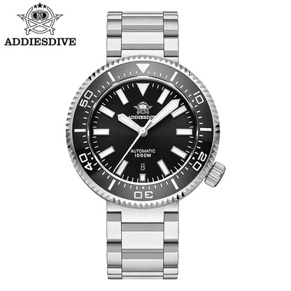 Montre de plongée de luxe pour homme ADDIESDIVE, étanche jusqu'à 1000 m, avec verre saphir et affichage luminescent – Montre mécanique automatique