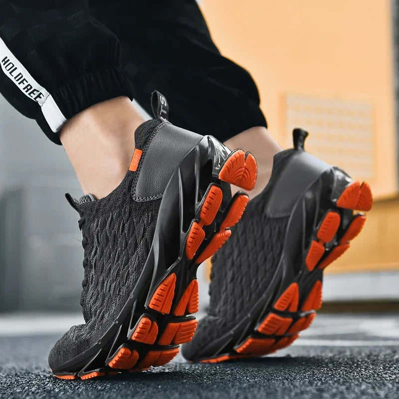 Zapatillas de running para hombre, cómodas, transpirables, antideslizantes, deportivas e informales para caminar