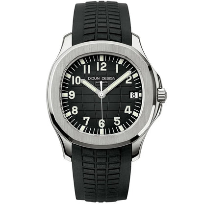 DIDUN Sport Men Automatic Mechanical Watches Sapphire Stainless Steel 10Bar Waterproof Clock
