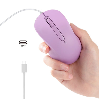 Silent 3D Mouse - Ergonomics Optical Mice 1000DPI For PC Laptop MacBook Tablet Phone, For Windows/MacOs/Android, USB-C