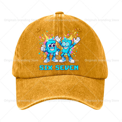 Compre um boné de basebol A Brainrot 67 para crianças, homem e mulher, chapéu de sol, novo, para adultos, desporto ao ar livre, chapéu de sol retro, acessório para a cabeça, presente, vendas em alta