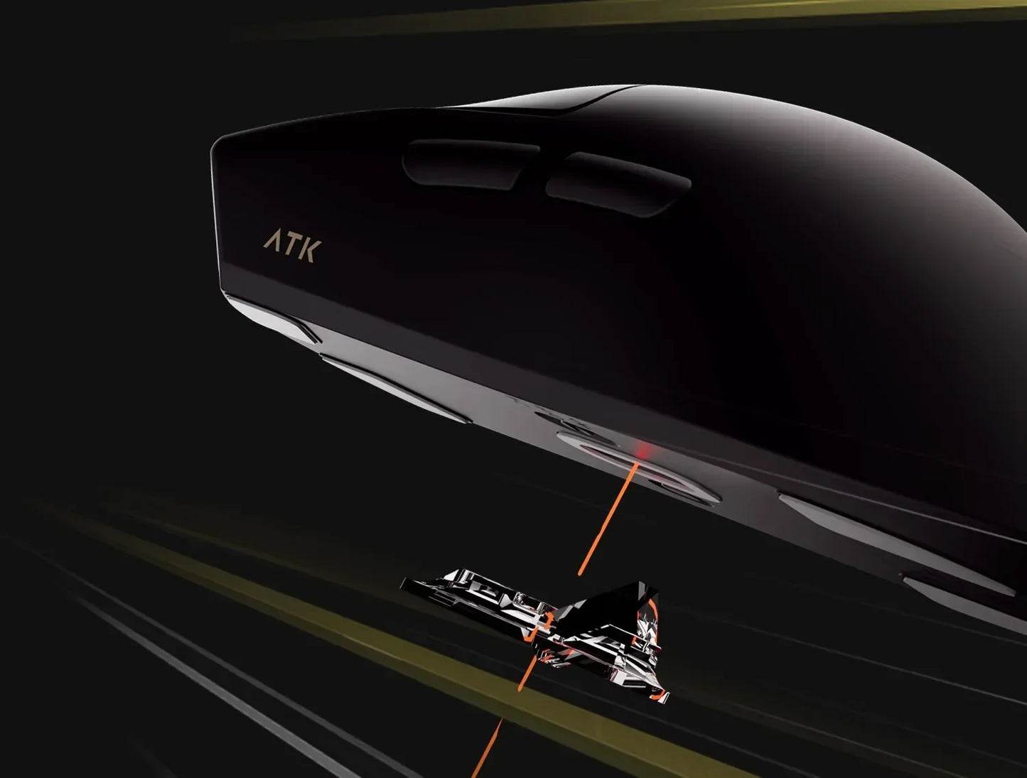 ATK Blazing Sky X1/X1V2 Wireless Gaming Mouse 8K Low Latency Lightweight FPS Liekong E-sports Gaming Mouse Custom PC Accessories