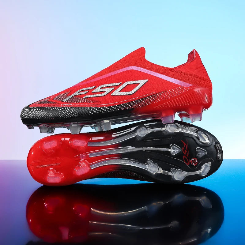New Men Soccer Shoes Match Football Boots Non-Slip Boys High-quality Outdoor Sneakers Grass Cleats Hot-selling High-top Light