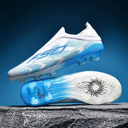 Nouvelles chaussures de football pour hommes, crampons de gazon très vendus, chaussures de football respirantes, chaussures de match de haute qualité, baskets antidérapantes pour garçons, légères pour l'extérieur