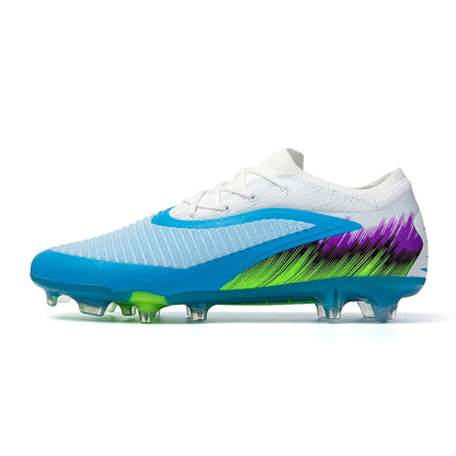 Botas de fútbol para hombre, nuevas, para partido y entrenamiento, calzado de fútbol antideslizante con tacos largos FG, ultraligeras, para exterior, zapatillas, dropshipping