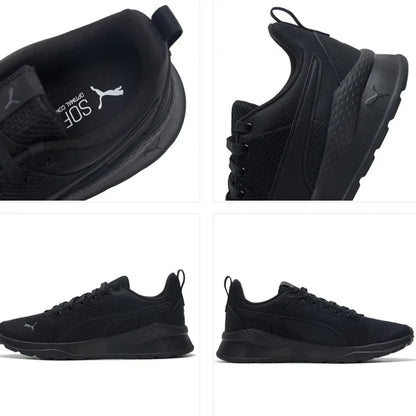 PUMA 371128-01 Chaussures de course unisexes noires d'été, respirantes, légères, décontractées, baskets de sport pour hommes et femmes
