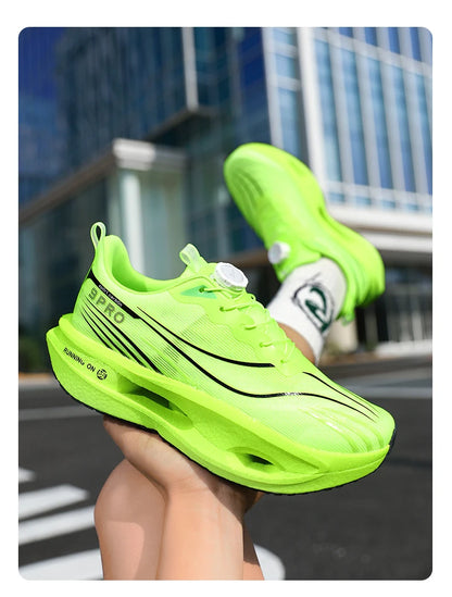 Running Shoes Carbon Board Speciality Marathon Men Sports Breathable Lightweight Women's Comfortable Athletic Nonskid Sneakers