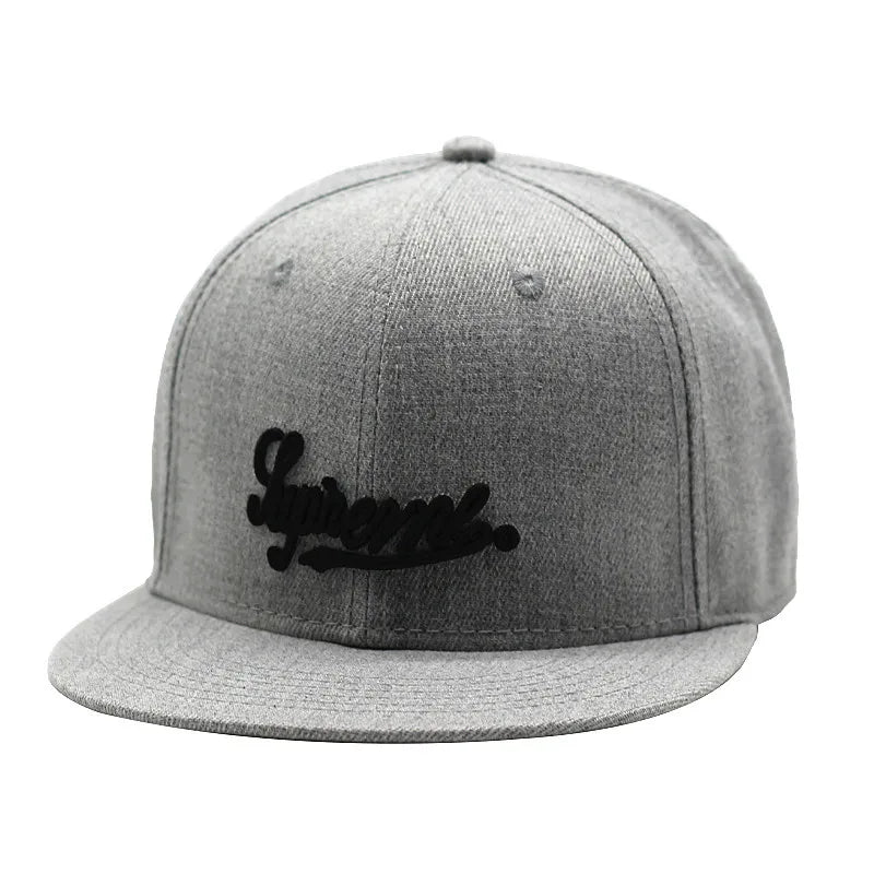 Cappellino da baseball ricamato, chiuso, aderente, modello New York, taglia Trucker, Bboy, da uomo, con visiera, stile hip hop, semplice, snapback, visiera piatta, Era