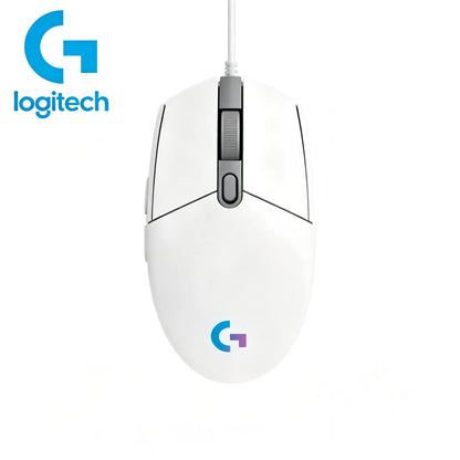Logitech G102 Mouse Wired Gaming Mouse 8000DPI Optical Effect Esports G102 USB Wired Mouse with PC