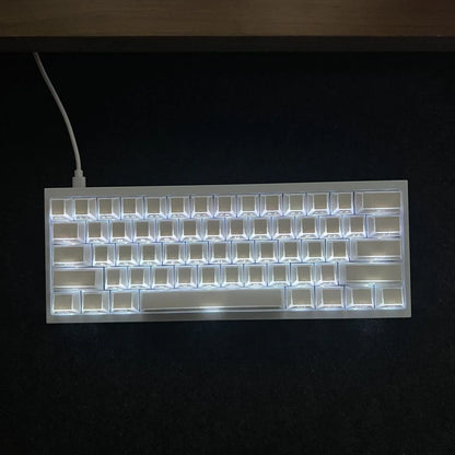 Shadow Keycap Side Print Edge Backlit PBT Shine Through White Black Macarons Cherry Profile 136 Key cap MX Gamer Keyboards AULA