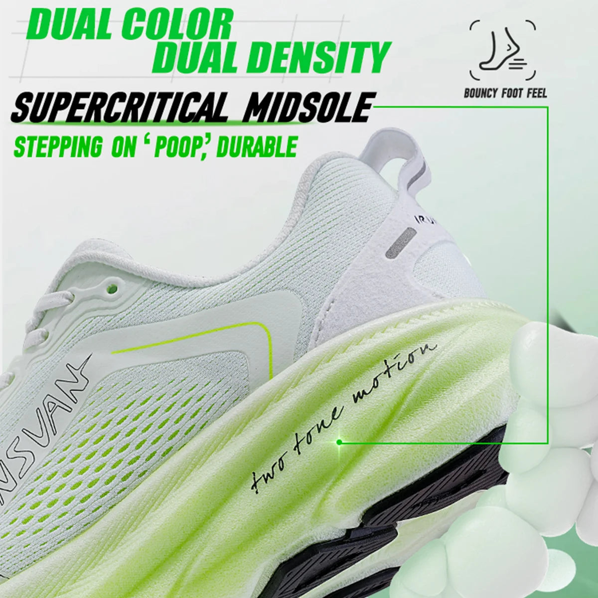 IRUNSVAN  New Carbon Plate Marathon Running Shoes Lightweight Shock-Absorbing And Suitable For Men's Sports Shoes