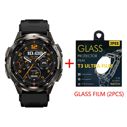 KOSPET TANK T3 Ultra 2 Smart Watch For Men GPS Stainless Steel Smartwatch 50M Waterproof IP69K Health Monitor for Android iOS