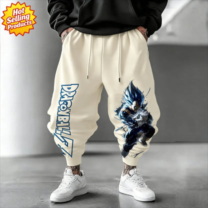2026 Dragon Ball Vegeta Multi-color Leg Trousers Men's Women's Retro Trend Versatile Sports Jogging Fitness Outdoor Sports Wear