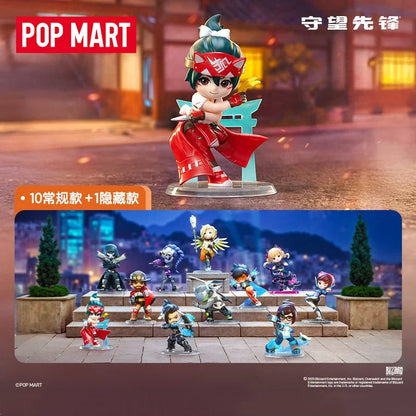 POP MART Overwatch Play of The Game Series Caja Sorpresa Blind Box Juguetes Kawaii Adornos Figuras Decoración del Hogar Muñecos Modelo de Escritorio