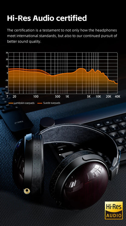 FiiO FT13 Audiophile Closed-Back Headphones Hi-Res Audio Wired HiFi Headphone