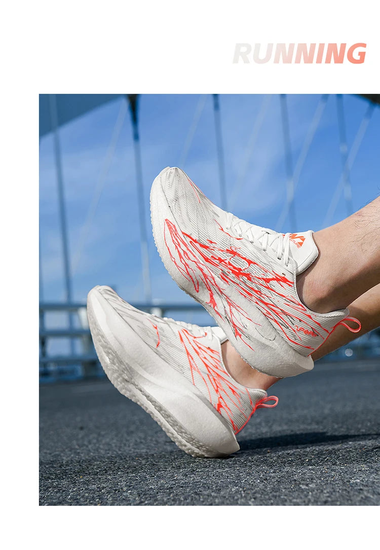 5.0 MIX Carbon Plate Running Shoes for Men and Women Racing Marathon Stable Rebound Shock-absorbing Training Sneakers