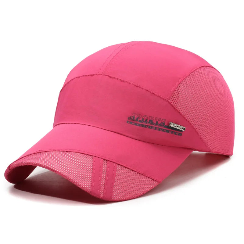 Unisex-Outdoor-Sport-Mesh-Kappe mit Schnell-Trocken-Funktion – Baseballkappe zum Sonnenschutz im Sommer