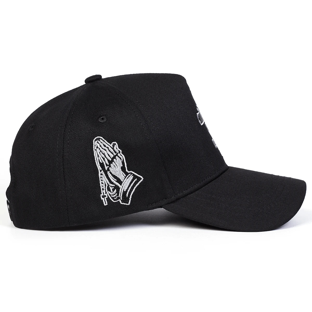 Unisex DIOS POR DELANTE Baseballkappen mit Kreuzstickerei – Frühjahr/Herbst – Outdoor – verstellbar – Freizeitmützen – Sonnenschutzhut – Sportmütze