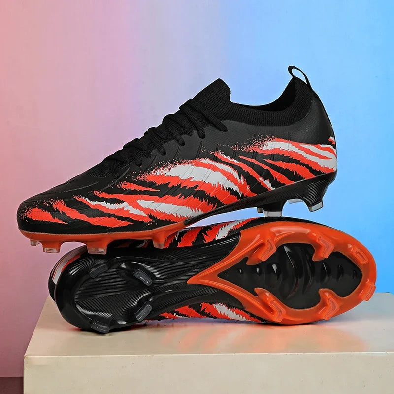 Botas de fútbol para hombre, deportivas, ultraligeras y antideslizantes, para exterior, tacos de adulto para partido, unisex, cómodas para césped, alta calidad