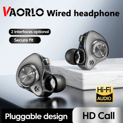 Original 15D Super Bass In Ear Headphone With Mic 3.5mm AUX/Type-C Digital Chip Headset For iPhone 17 Huawei Xiaomi Android