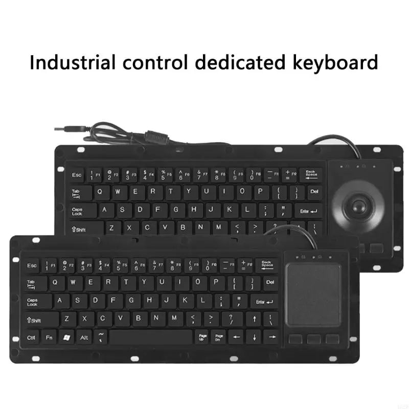 1pc Industrial USB Touch Board Keyboards with Touchpads and High Durability for Medical and Security Systems