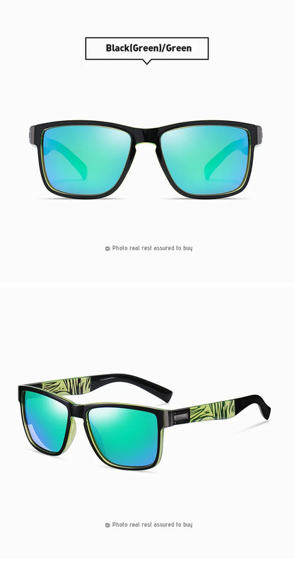 VCKA Myopia Sunglasses Square Prescription -0.5 To -6.0 Women Men Polarized Colorful Lens Sports Nearsighted Astigmatism Eywear