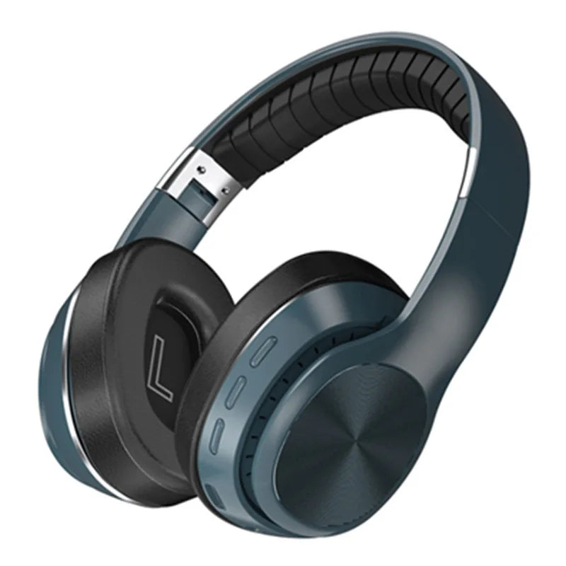 Casque VJ320 Bluetooth 5.0, écouteurs sans fil, stéréo 40 mm, pliable, autonomie 12h, carte TF, AUX pour musique, appels, voyages