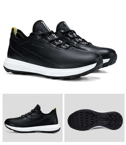 Golf Sports Shoes Men Waterproof high-Quality Leather Golf Competition Sports Shoes Formal Shoes Golf Course Men Training Shoes