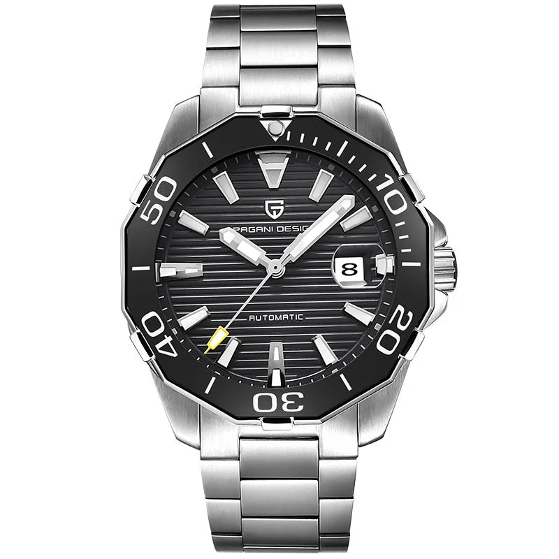 2025 New Brand PAGANI DESIGN 1617 Men's Military Sport Mechanical Watches Waterproof Stainless Steel Top Brand Luxury Men Watch