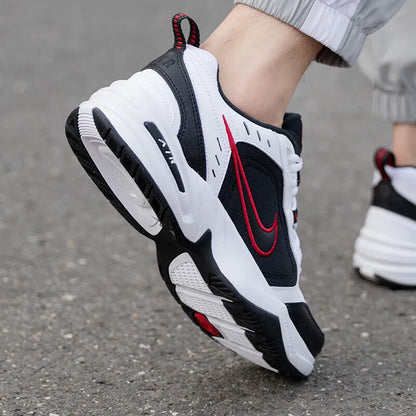 Nike Air Cushion Cushioning Design Outdoor Unisex Dad Shoes New Lightweight Comfortable Everyday Thick-Soled Dad Shoes M2K Tekno Versatile Retro Style Dad Shoes Trendy Must-Have 415445-101