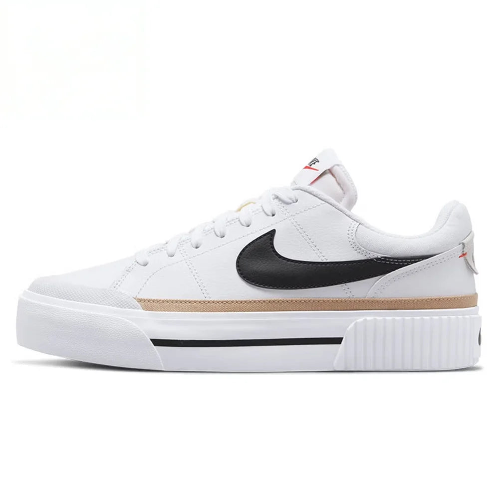 Nike Court Legacy Lift Elevated Sole Design: Slip-Resistant, Comfortable Cushioning, Durable Classic Sneakers DM7590-112