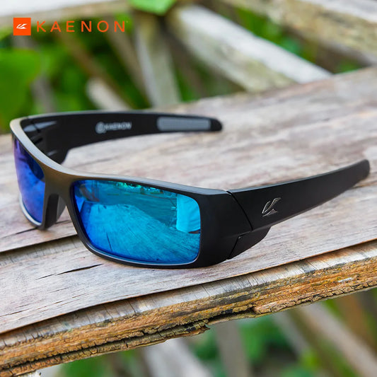 Kaenon Polarized Sport Sunglasses For Men And Women Ideal for Driving Fishing Cycling and Running UV Protection Glasses With Box