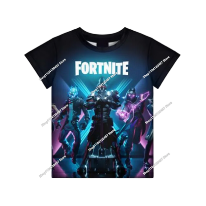 Children's Fortnite Anime Hoodie Men's Streetwear Hip-Hop Sportswear Casual Loose Fit Sweatshirt Outdoor Fashion