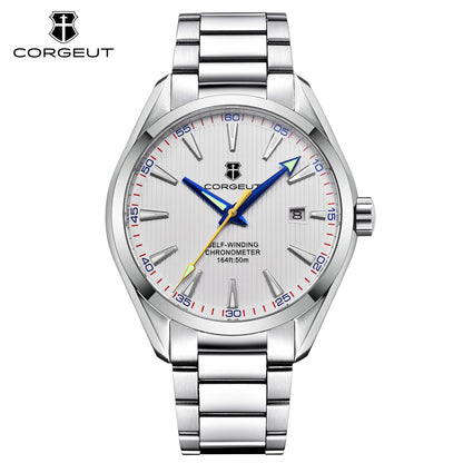 CORGEUT 41mm Luxury NH35 Movement Watch for Men Sapphire Glass Sport Clock Automatic Men's Watch Mechanical Watches