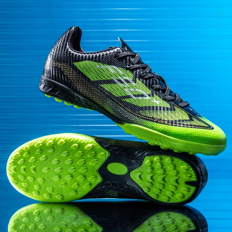 Nouvelles chaussures de football pour hommes, chaussures de sport d'extérieur, chaussures d'entraînement, chaussures de football antidérapantes, baskets professionnelles ultralégères unisexes