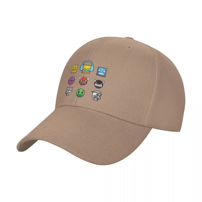 2026 Geometry Dash Baseball Cap Unique hats tactical cap Golf Cap Ladies Men's