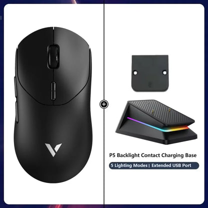 Rapoo VT2 MAX Wireless E-sports Gaming Mouse with 8K Polling Rate Optical Sensor Ergonomic Design 53g Lightweight for PC Latop