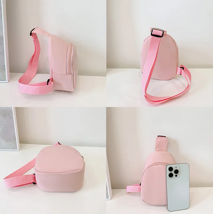 Fortnite Umhängetasche mit Game-Print für Kinder, Mini-Brusttasche, klassische schwarze Schultertasche und Geldbörse, geeignet für Schule und Outdoor-Aktivitäten