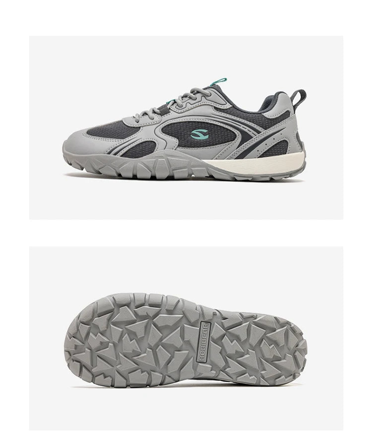 HOBIBEAR Chaussures minimalistes rétro à bout large pour hommes et femmes, idéales pour la marche, la randonnée et la course à pied