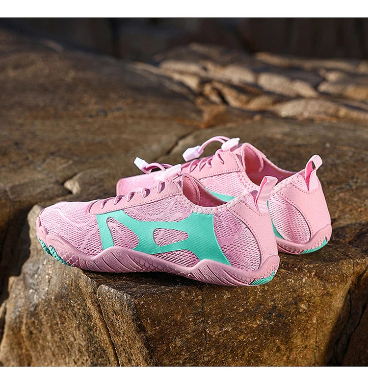 Unisex Wide Toe Barefoot Water Shoes Quick Dry Breathable Soft Sole Beach Aqua Shoes Lightweight Swimming Water Sports Sneakers